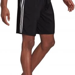 Adidas 3S Classic Shorts Men, noir -Pantalons Homme Soldes adidas 3s classic shorts men black white 4 1