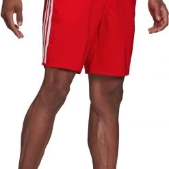 Adidas 3S CLX Shorts Men, rouge -Pantalons Homme Soldes adidas 3s clx shorts men vivid red white 4