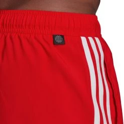 Adidas 3S CLX Shorts Men, rouge -Pantalons Homme Soldes adidas 3s clx shorts men vivid red white 6