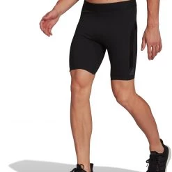 Adidas Adizero 1/2 Tights Men, noir -Pantalons Homme Soldes adidas adizero 1 2 tights men black black 4