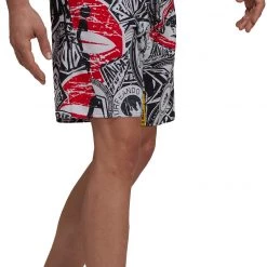 Adidas Badge up Tech Cassic Length Shorts Men, noir/blanc -Pantalons Homme Soldes adidas badge up tech cassic length shorts men black white 5