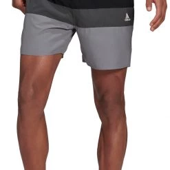 Adidas Block CLX Short Length Shorts Men, noir/gris 11 Adidas Block CLX Short Length Shorts Men, noir/gris -Pantalons Homme Soldes adidas block clx short length shorts men black grey three 4