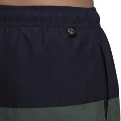 Adidas Block CLX Short Length Shorts Men, bleu/gris -Pantalons Homme Soldes adidas block clx short length shorts men legend ink linen green 3