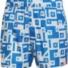 Adidas BOS AOP CLX Shorts Men, bleu/blanc 1 Adidas BOS AOP CLX Shorts Men, bleu/blanc -Pantalons Homme Soldes adidas bos aop clx shorts men blue rush white 1