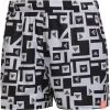 Adidas BOS AOP CLX Swim Shorts Men, noir/blanc -Pantalons Homme Soldes adidas bos aop clx swim shorts men black white 1