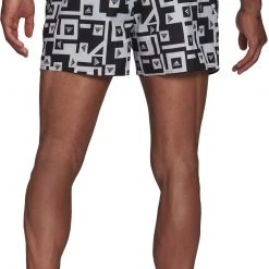 Adidas BOS AOP CLX Swim Shorts Men, noir/blanc -Pantalons Homme Soldes adidas bos aop clx swim shorts men black white 3