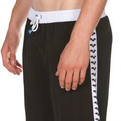 Arena Team Stripe Bermudas Men, blanc/noir 12 Arena Team Stripe Bermudas Men, blanc/noir -Pantalons Homme Soldes arena team stripe bermudas men black white black 5