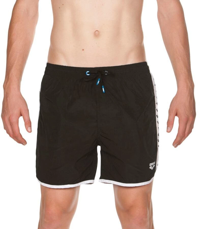 Arena Team Stripe Short de bain Homme, noir/blanc 5 Arena Team Stripe Short de bain Homme, noir/blanc - Image 3