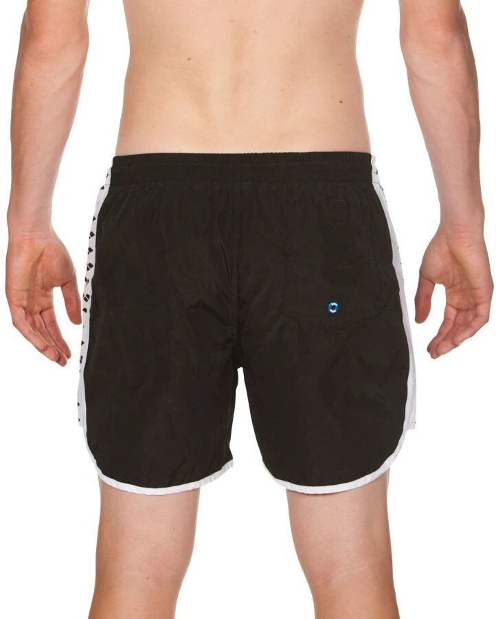 Arena Team Stripe Short de bain Homme, noir/blanc 6 Arena Team Stripe Short de bain Homme, noir/blanc - Image 4