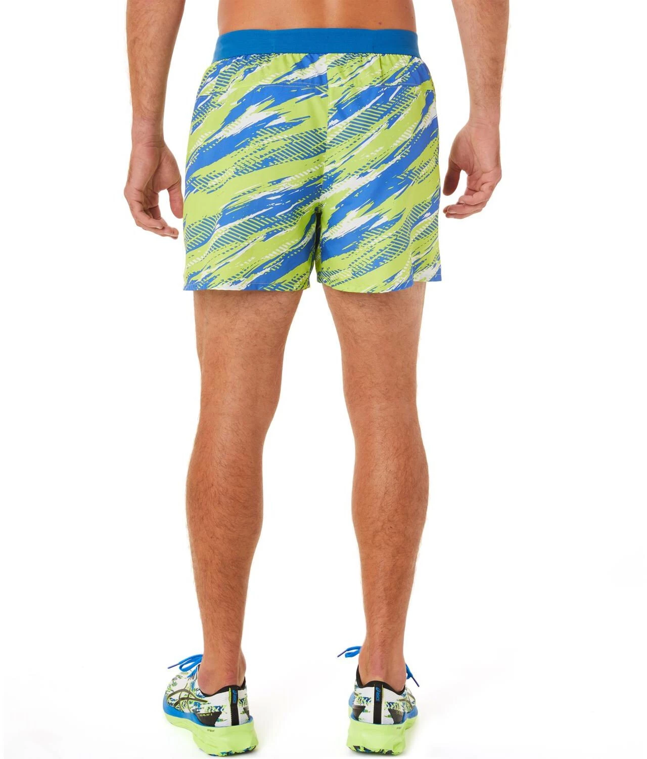 Asics Color Injection Short Homme, gris/vert 5 Asics Color Injection Short Homme, gris/vert - Image 3