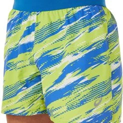 Asics Color Injection Short Homme, gris/vert 12 Asics Color Injection Short Homme, gris/vert -Pantalons Homme Soldes asics color injection shorts men hazard green 5