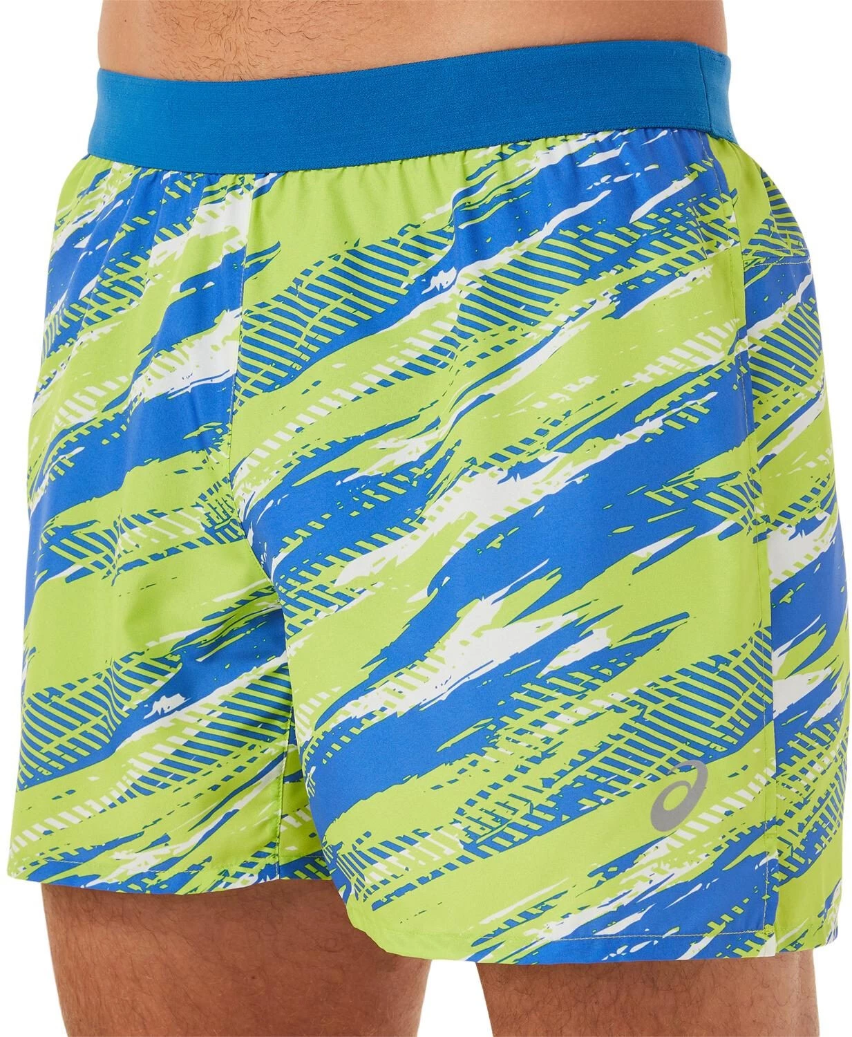 Asics Color Injection Short Homme, gris/vert 7 Asics Color Injection Short Homme, gris/vert - Image 5