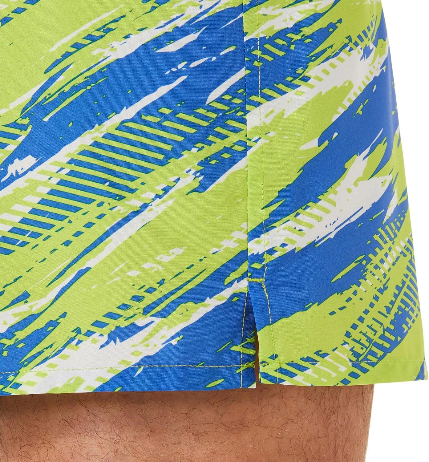 Asics Color Injection Short Homme, gris/vert 8 Asics Color Injection Short Homme, gris/vert - Image 6