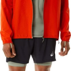 Asics Fujitrail Shorts Men -Pantalons Homme Soldes asics fujitrail shorts men performance black lichen green 4