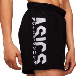 Asics Katakana Shorts 5’’ Homme, noir -Pantalons Homme Soldes asics katakana 5 shorts men performance black 4