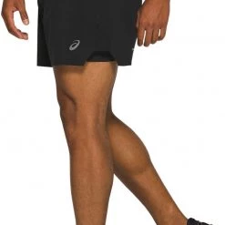 Asics Road Short 2-N-1 5" Homme, noir -Pantalons Homme Soldes asics road 2 n 1 5 shorts men performance black 3