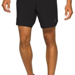 Asics Road Short 2-N-1 7" Homme, noir