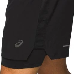 Asics Road Short 2-N-1 7" Homme, noir 11 Asics Road Short 2-N-1 7" Homme, noir -Pantalons Homme Soldes asics road 2 n 1 7 shorts men performance black 5