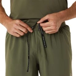 Asics Road 2in1 5" Shorts Men, olive -Pantalons Homme Soldes asics road 2in1 5 shorts men mantle green performance black 5