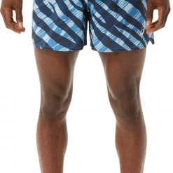 Asics Wild Camo 5" Shorts Men, noir/bleu -Pantalons Homme Soldes asics wild camo 5 shorts men azure performance black 2