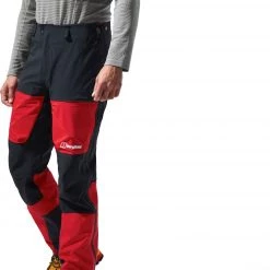Berghaus MTN Guide GTX Pro Pantalon Homme, noir/rouge -Pantalons Homme Soldes berghaus mtn guide gtx pro pants men jet black goji berry 3