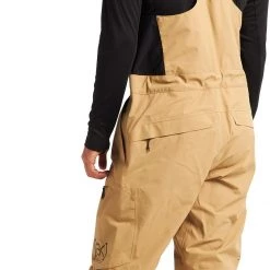 Burton Cyclic Cuissard à bretelles Gore-Tex Homme, beige -Pantalons Homme Soldes burton cyclic bib pants gore tex men kelp 4