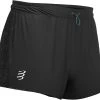Compressport Racing Split Short, noir 1 Compressport Racing Split Short, noir -Pantalons Homme Soldes compressport racing split shorts black 1