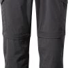 Craghoppers NosiLife Convertible II Pantalon Homme, noir -Pantalons Homme Soldes craghoppers nosilife convertible ii trousers men black pepper 1 1