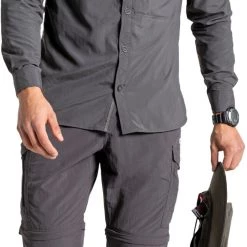 Craghoppers NosiLife Convertible II Pantalon Homme, noir -Pantalons Homme Soldes craghoppers nosilife convertible ii trousers men black pepper 5 1