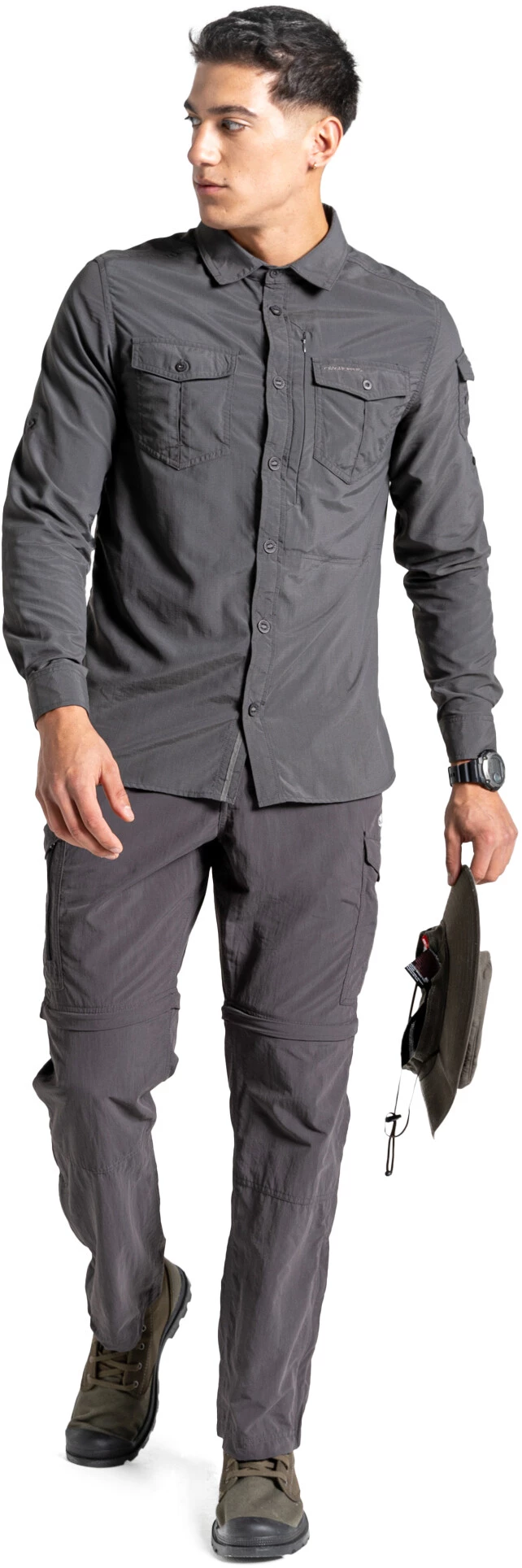 Craghoppers NosiLife Convertible II Pantalon Homme, olive 7 Craghoppers NosiLife Convertible II Pantalon Homme, olive - Image 5