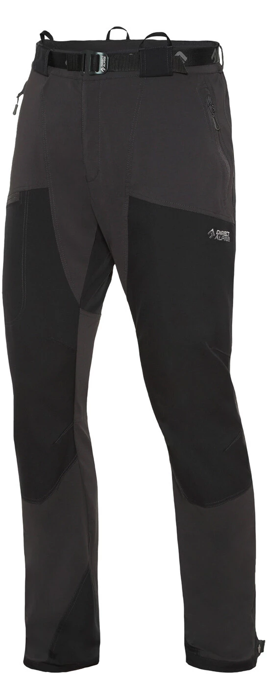 Directalpine Mountainer Tech Pantalon Homme, noir/gris 3 Directalpine Mountainer Tech Pantalon Homme, noir/gris