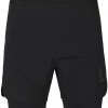 Fe226 StableRun Short 2 en 1, noir 1 Fe226 StableRun Short 2 en 1, noir -Pantalons Homme Soldes fe226 stablerun 2 in 1 shorts black 1
