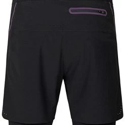 Fe226 StableRun Short 2 en 1, noir -Pantalons Homme Soldes fe226 stablerun 2 in 1 shorts black 2