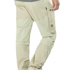 Fjällräven Abisko Lite Trekking Pantalon Homme, beige -Pantalons Homme Soldes fjaellraeven abisko lite trekking trousers men limestone 2