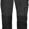 Fjällräven Barents Pro Pantalon Homme, gris -Pantalons Homme Soldes fjaellraeven barents pro winter trousers men dark grey black 1