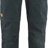Fjällräven Midsummer Pantalon avec fermeture éclair Homme, bleu -Pantalons Homme Soldes fjaellraeven midsummer zip off trousers men dark navy 1