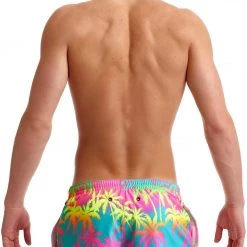 Funky Trunks Shorty Shorts Men, bleu/turquoise -Pantalons Homme Soldes funky trunks shorty shorts men hawaiian heaven 3