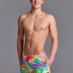 Funky Trunks Shorty Shorts Men, bleu/turquoise -Pantalons Homme Soldes funky trunks shorty shorts men hawaiian heaven 4