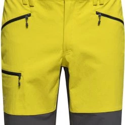 Haglöfs Mid Slim Short Homme, jaune/gris