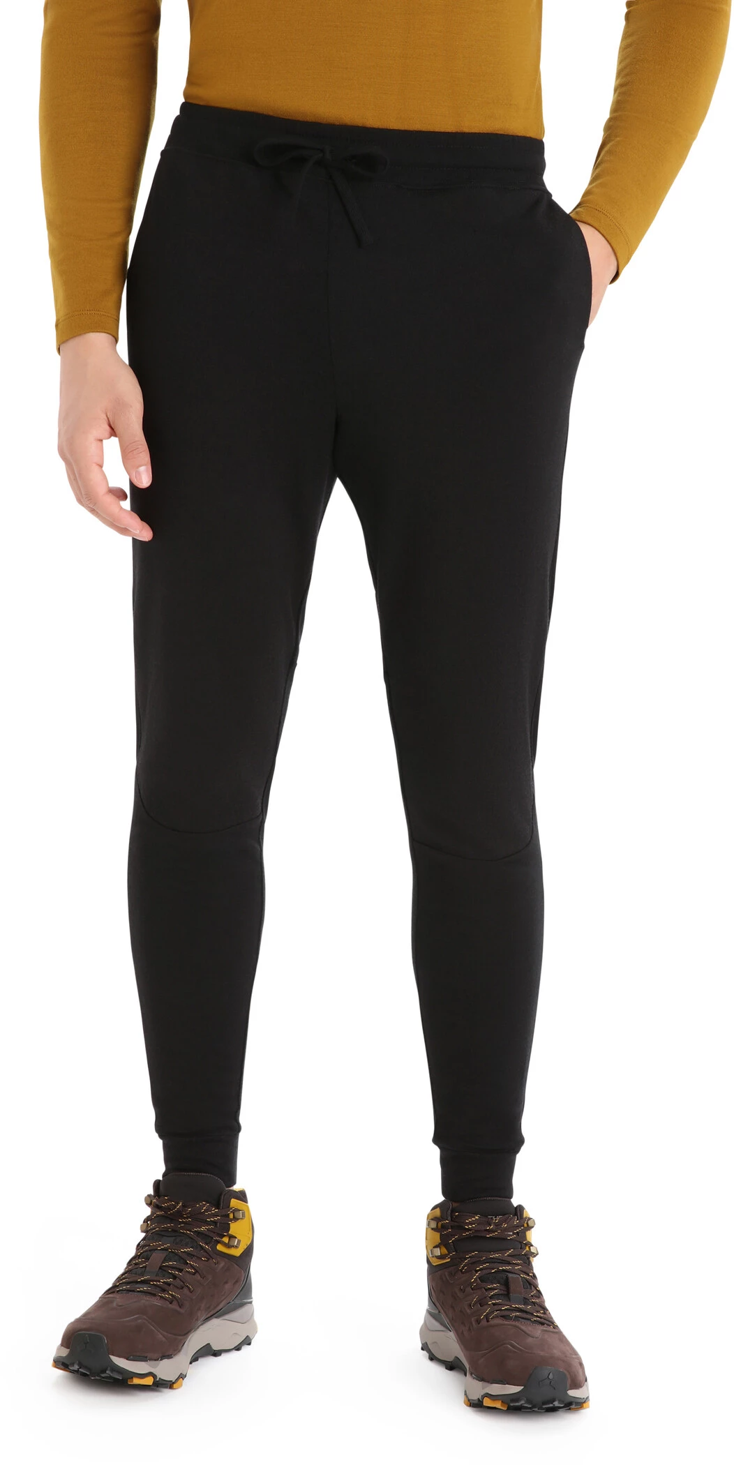 Icebreaker ZoneKnit Pantalon de jogging Homme, noir 4 Icebreaker ZoneKnit Pantalon de jogging Homme, noir - Image 2