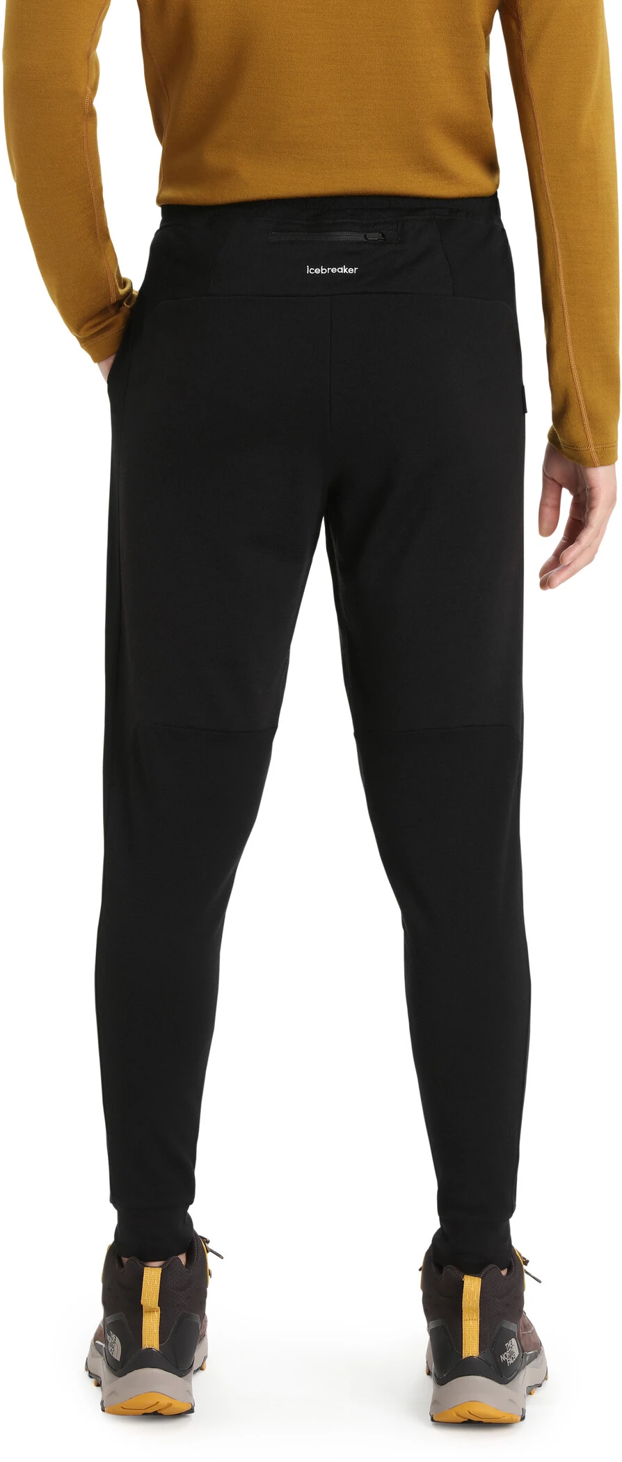 Icebreaker ZoneKnit Pantalon de jogging Homme, noir 5 Icebreaker ZoneKnit Pantalon de jogging Homme, noir - Image 3