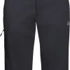 Jack Wolfskin Activate Light Pantalon 3/4 Homme, noir -Pantalons Homme Soldes jack wolfskin activate light 3 4 pants men phantom 2