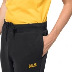 Jack Wolfskin Essential Pantalon de survêtement Homme, noir 9 Jack Wolfskin Essential Pantalon de survêtement Homme, noir -Pantalons Homme Soldes jack wolfskin essential sweat pants men black 4 1