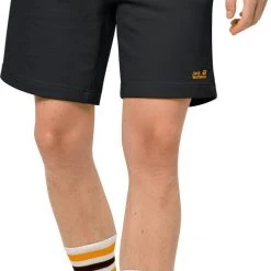 Jack Wolfskin Essential Short de survêtement Homme, noir 9 Jack Wolfskin Essential Short de survêtement Homme, noir -Pantalons Homme Soldes jack wolfskin essential sweat shorts men black 2 1
