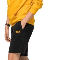 Jack Wolfskin Essential Short de survêtement Homme, olive 11 Jack Wolfskin Essential Short de survêtement Homme, olive -Pantalons Homme Soldes jack wolfskin essential sweat shorts men black 4