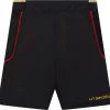 La Sportiva Freccia Short Homme, noir/jaune -Pantalons Homme Soldes la sportiva freccia shorts men black yellow 1