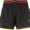 La Sportiva Tempo Short Homme, noir/jaune -Pantalons Homme Soldes la sportiva tempo shorts men black yellow 1