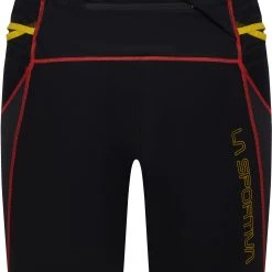 La Sportiva Triumph Tight Shorts Men, noir -Pantalons Homme Soldes la sportiva triumph tight shorts men black yellow 3