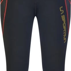 La Sportiva Triumph Tight 3/4 Pants Men, noir -Pantalons Homme Soldes la sportiva triumph tights 3 4 men black yellow 3 1