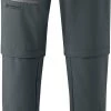 Maier Sports Latit Pantalon à fermeture éclair Homme, gris -Pantalons Homme Soldes maier sports latit zip off pants men graphite 1
